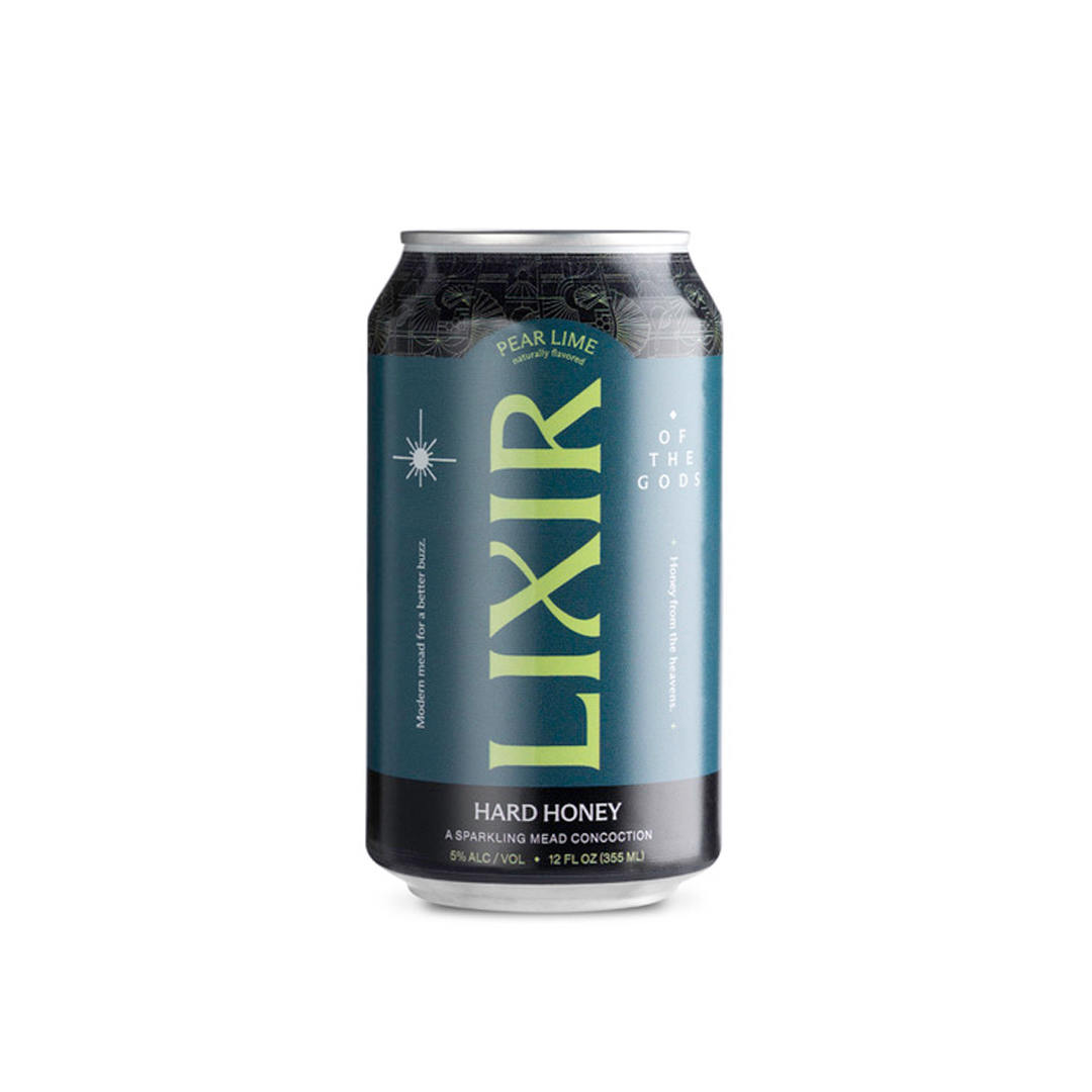 LIXIR Pear Lime Hard Honey Spritz 4 pack - Organic Wine Exchange